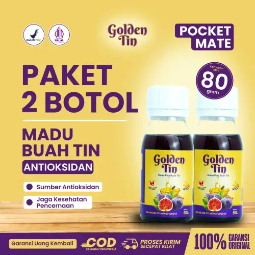 Madu GoldenTin® Pocket Mate 2 Botol